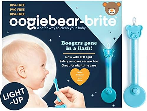oogiebear Brite - Baby Nose Cleaner and Ear Wax Removal Tool. Baby Gadget with Nighttime LED Light.  | Amazon (US)