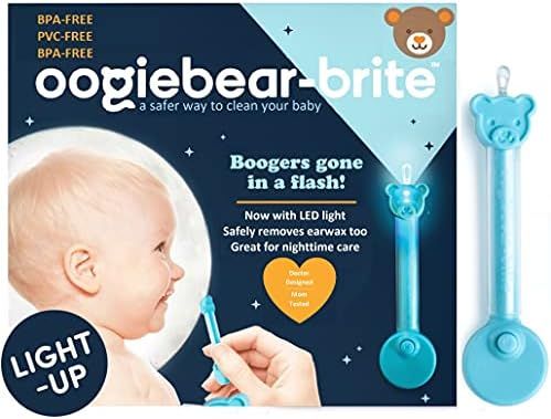 oogiebear Brite - Baby Nose Cleaner and Ear Wax Removal Tool. Baby Gadget with Nighttime LED Light.  | Amazon (US)
