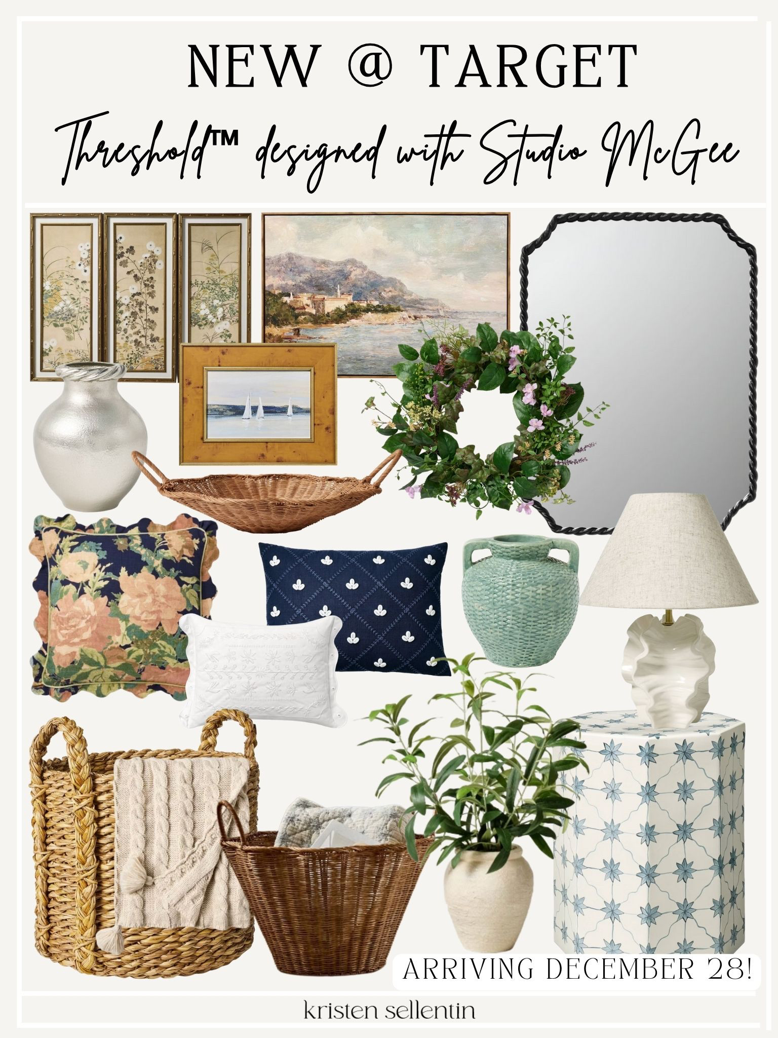 New @ Target! Threshold™ designed with Studio McGee Spring Collection drops 12/28! 

 

#LTKHome #LTKFindsUnder50 #LTKFindsUnder100