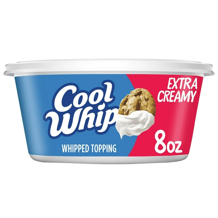 Cool Whip Extra Creamy Whipped Cream Topping, 8 oz Tub | Walmart (US)