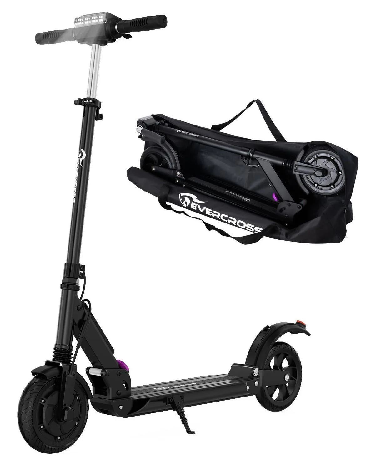 EVERCROSS Electric Scooter Adults, 350W Motor up to 19 MPH and 20 Miles Long-Range, 8" Solid Tire... | Walmart (US)