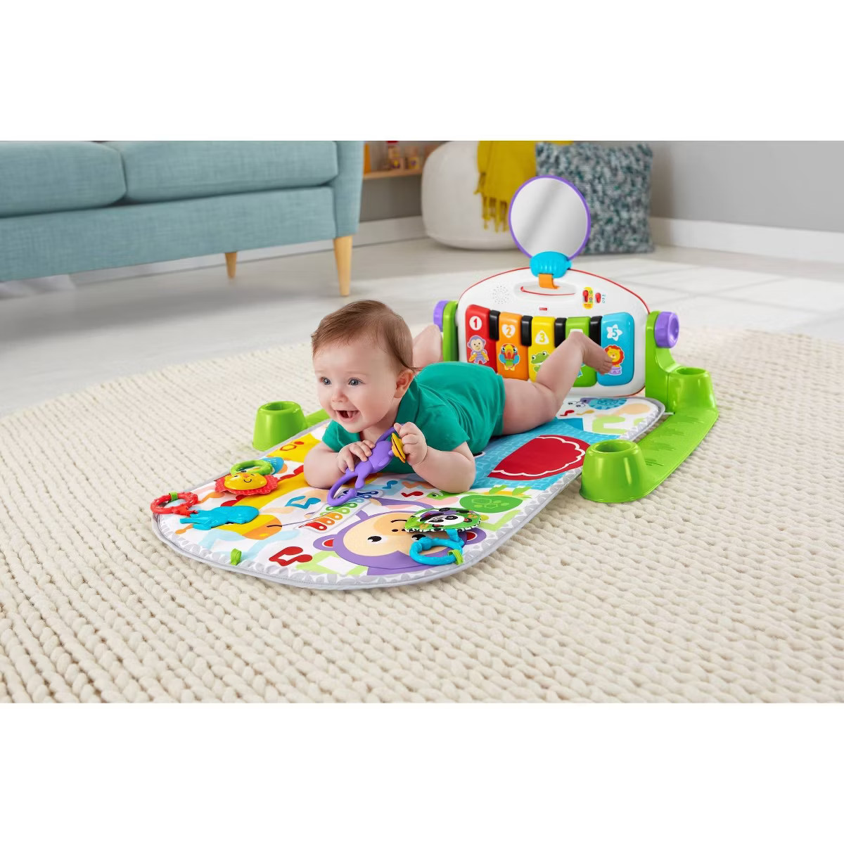 Fisher-Price Deluxe Kick & Play Piano Gym | Target