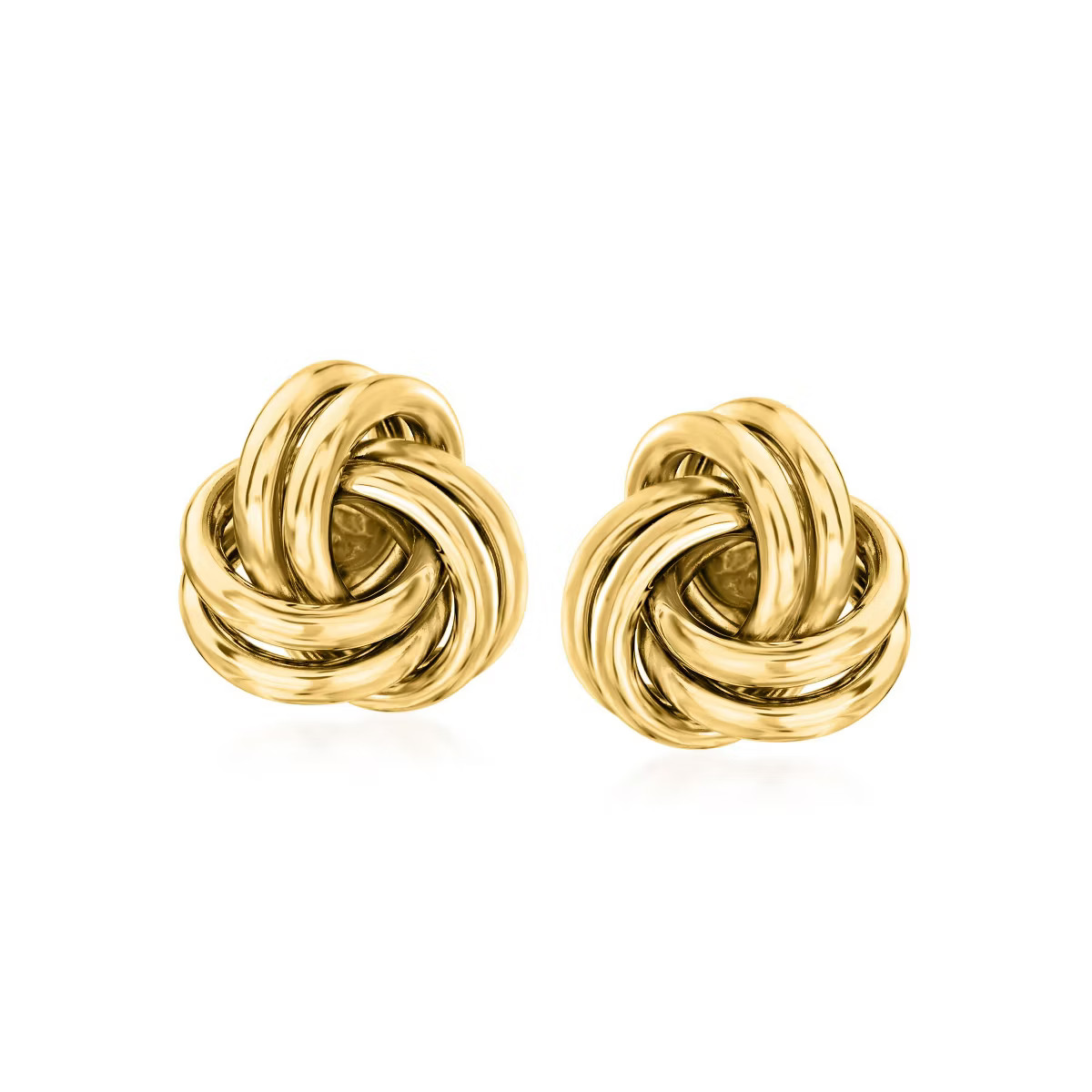 Ross-Simons 14kt Yellow Gold Love Knot Stud Earrings | Target