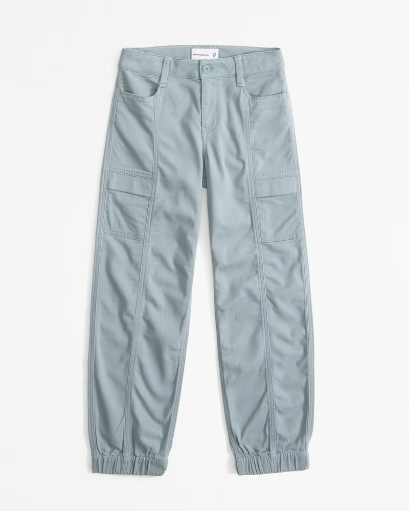 knit twill utility joggers | Abercrombie & Fitch (US)