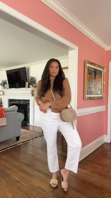 Dare I wear white jeans? These I will.. I love the loose fit- I am wearing size 32 but I really need a size 31 @jcrew 

These are in Major sale use the code SHOP30 FOR AN EXTRA 30% off👏👏👏

Comment JEANS for a link to your 📥📥

Spring style, mom style, style over 30, style over 40, style hacks, how to wear, mom style, midsize style ispo, curvy girl style, casual style, tall outfits, pear shape style, tall midsize style, casual outfit ideas, size 12 style, size 14 style, everyday style, everyday outfits 

#LTKover40 #LTKsalealert #LTKmidsize
