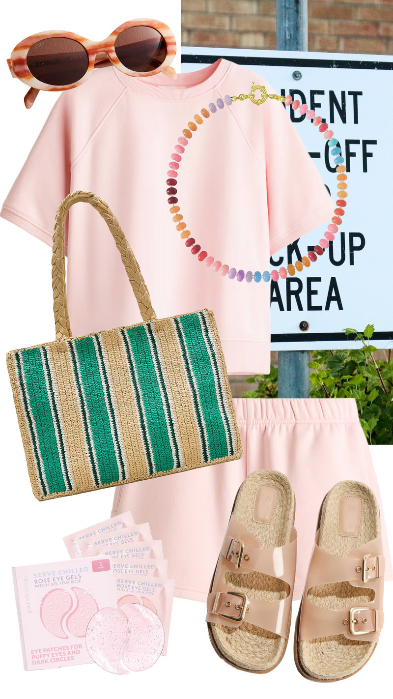 This baby pink set makes for the easiest, most comfortable summer outfit! I've paired it with a striped woven tote and a colorful beaded necklace.✨🌸 

 

#LTKootd #LTKmomlife #LTKSeasonal