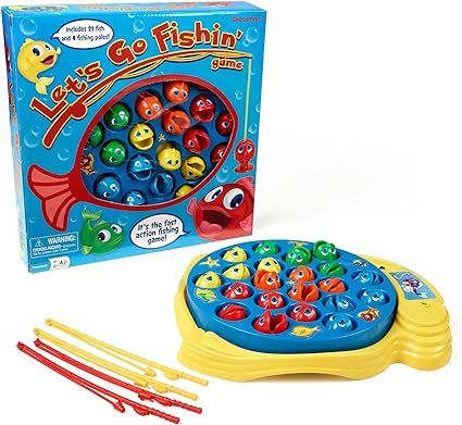 Let's Go Fishin' Game by Pressman - The Original Fast-Action Fishing Game!, Board Games - Amazon ... | Amazon (CA)