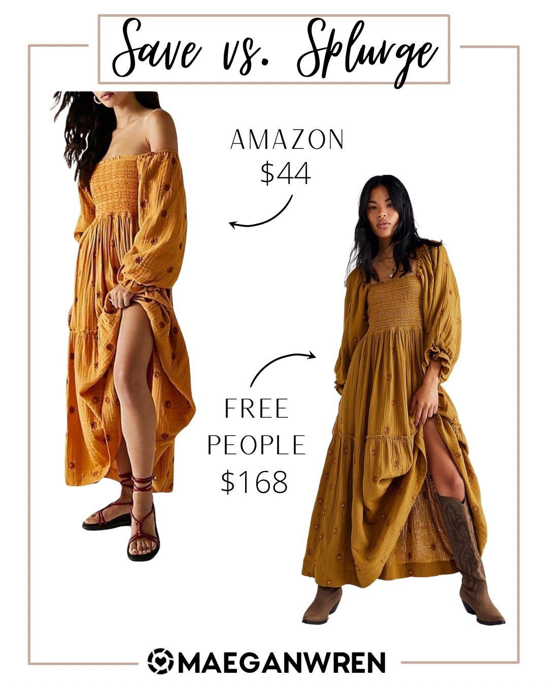 Free People inspired dress from Amazon at a fraction of the price!! Based on reviews, this dress is a promising look for less!
Save vs Splurge, designer inspired, dupe, budget, affordable lifestyle, fashion, maxi dress, smock, flowy, boho, embroidered, floral, linen, fall transition, autumnal, multiple color options available!


#LTKSeasonal #LTKFindsUnder50 #LTKGiftGuide