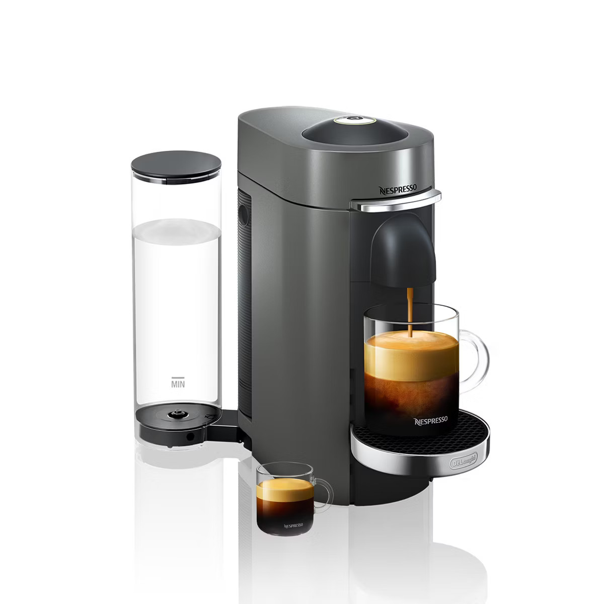 Nespresso Vertuo Plus Deluxe Coffee Maker and Espresso Machine by DeLonghi - Titan | Target