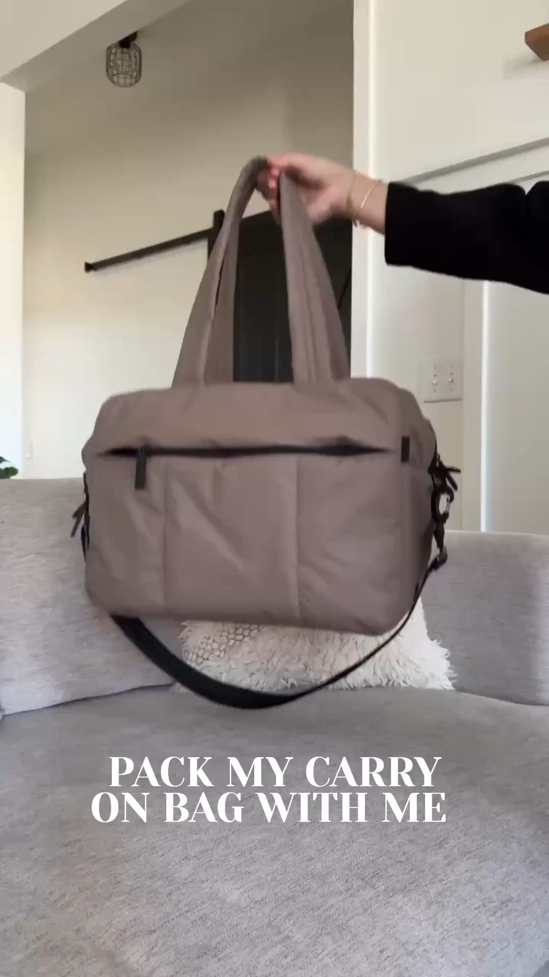 Pack my carry on travel bag with me! Everything I need for a long travel day and flight. This bag seriously fits so much I use it everytime I travel. 

Travel essentials, carry on essentials, realistic packing video, what to bring on the plane, travel bag, personal item

#LTKmomlife #LTKTravel #LTKSeasonal