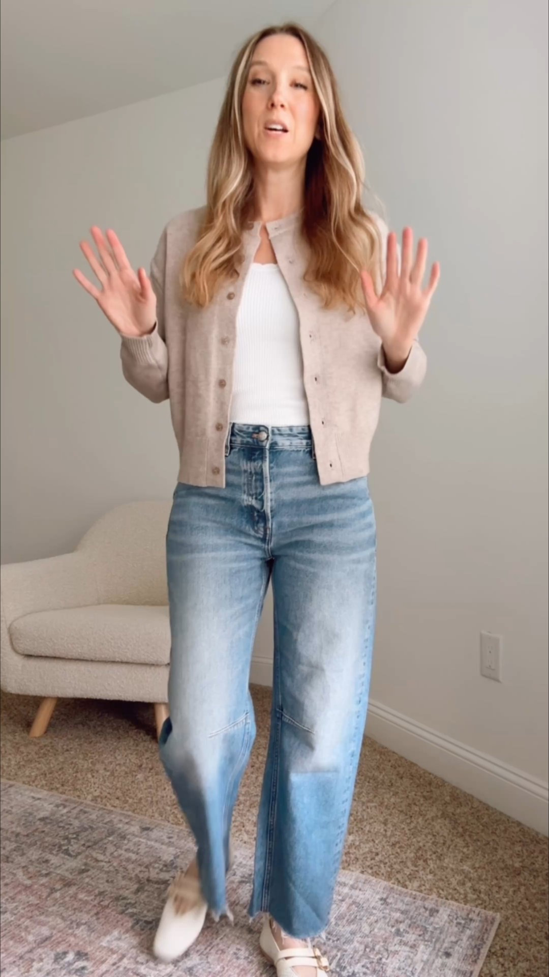 These are the only barrel jeans I’d ever wear 🙂 On Sale!

Sunsets and Stilettos Madewell barrel jeans outfit, jeans on sale, denim trends, casual fall outfit, neutral cardigan, everyday style, fall fashion over 40, easy outfit ideas

#LTKSaleAlert #LTKOver40 #LTKmorningroutine