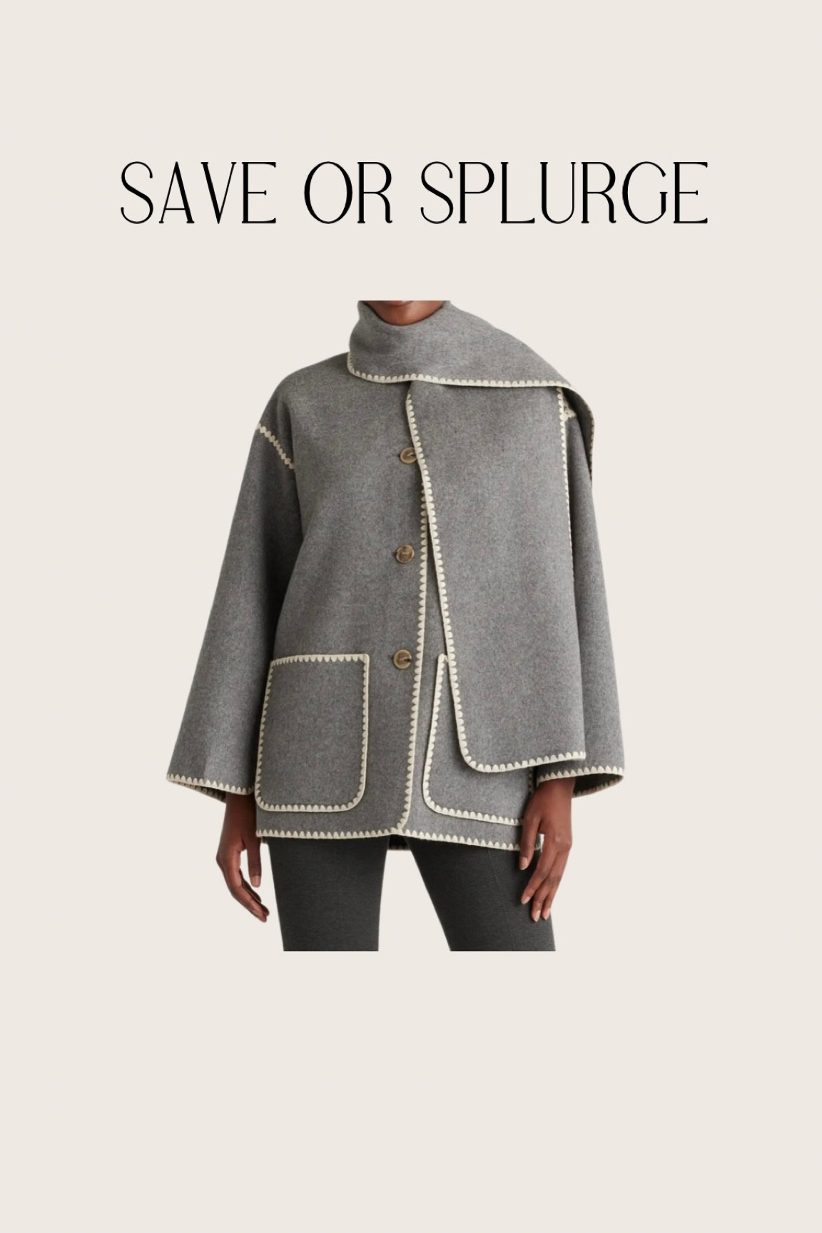 This coat is under $200, comes in 4 colors, and is so similar to the Toteme one that is $1,000! 

#LTKStyleTip