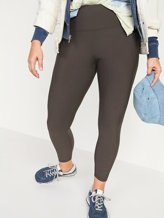 High-Waisted PowerSoft 7/8-Length Side-Pocket Leggings For Women | Old Navy (US)