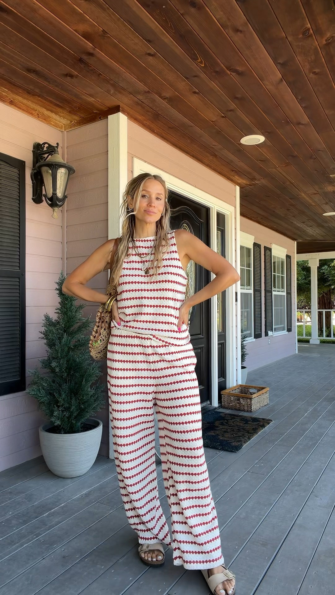 This target set is 100/10! I love the dainty stripe detailing & lightweight to wear in the summer. 

Wearing size s / my tts 
5’5” | 120 ish lbs | size 4

#LTKdayinmylife #LTKgrwm #LTKootd