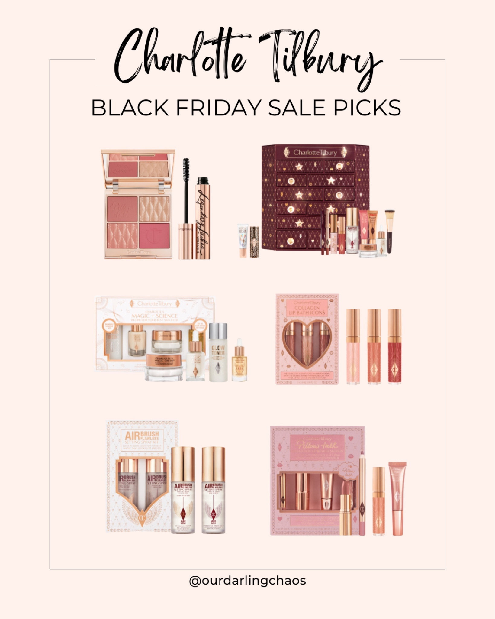 Omg!!!🤩 Charlotte Tilbury Black Friday sale!!!
This is the TIME to stock up on Charlotte Tilbury products because they never go on sale! 
Magic Cream, Pillow Talk, Setting Sprays, everything!!!😍😍

#LTKsalealert #LTKCyberWeek #LTKbeauty
