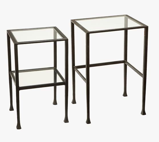 Tanner Rectangular Nesting End Table (13") | Pottery Barn (US)