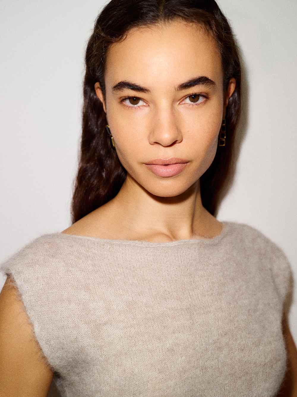 Rhiannon Sheer Alpaca Sweater Top | Reformation (Global)