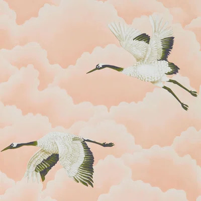 Cranes in Flight Wallpaper | Perigold