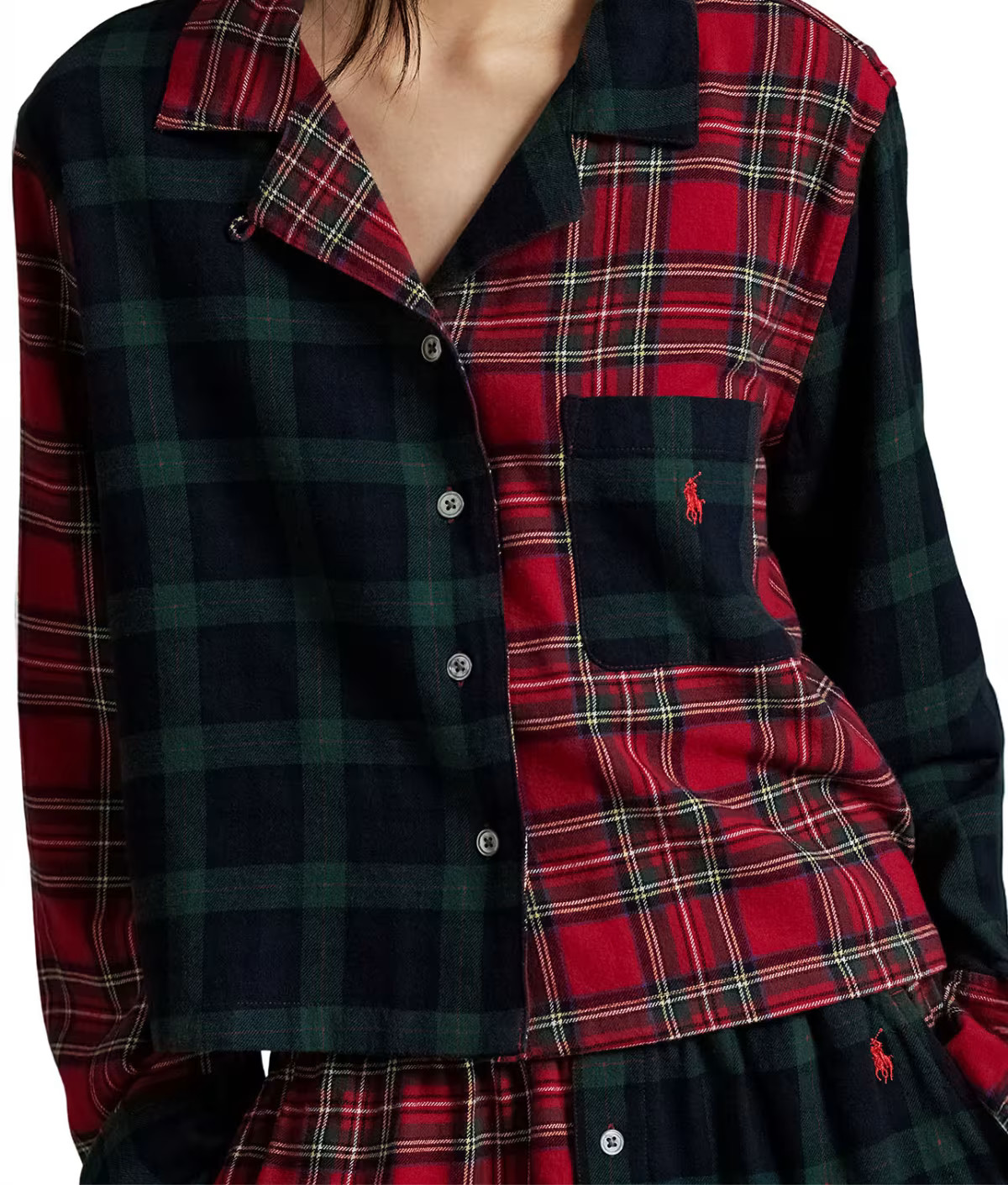 Crop & Boxer Plaid Woven Pajama Set — Bare Necessities | Bare Necessities