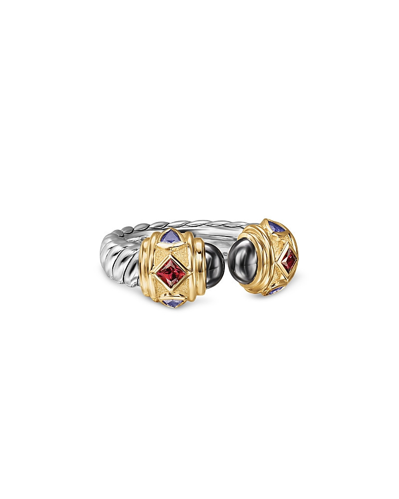 Renaissance Color Ring in Sterling Silver with 14K Yellow Gold, Hematine, Rhodolite Garnet and Iolite, 9.9mm | Bloomingdale's (US)