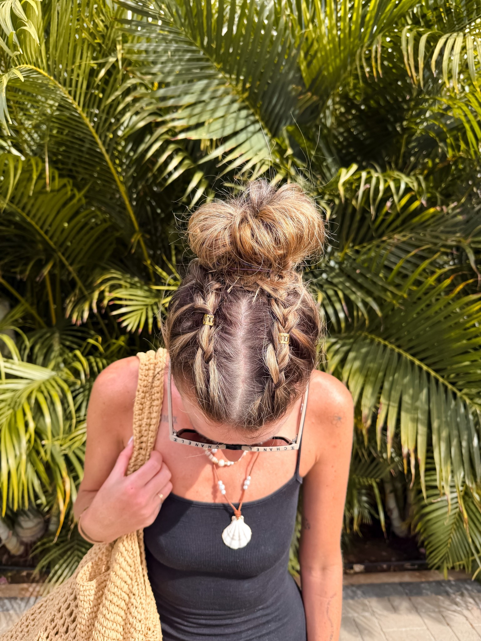 Dutch braids and vacation, hair, style post, and black maxi dress from aerie 

#LTKxAerie