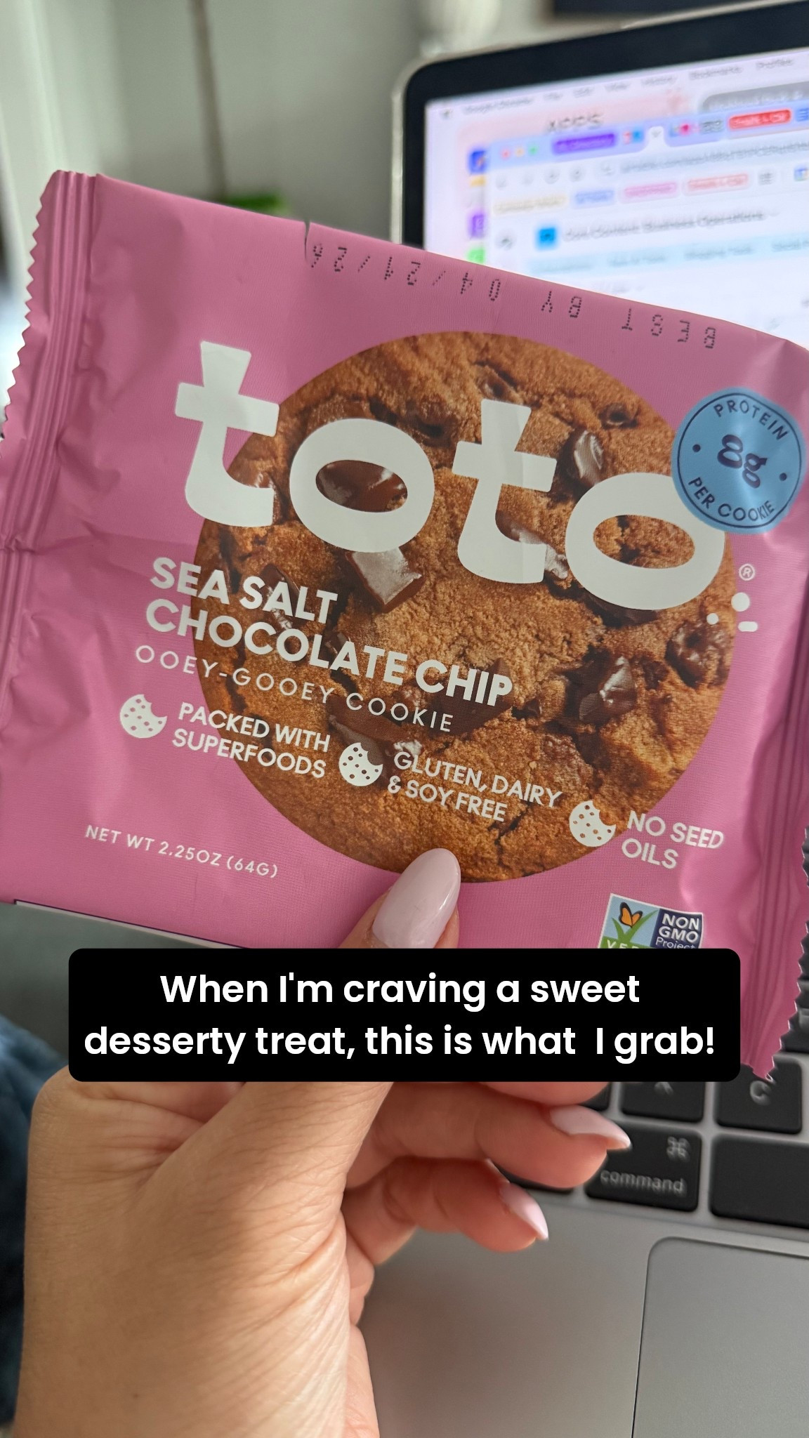 A giant cookie with 8g protein for the whole thing, thats gluten free, dairy free, soy free, seed oil free, and packed with superfoods?! YES PLEASE!!!! 

Plus, it's soft, chewy in the best cookie way, delish and filling! 

#LTKFamily #LTKOver40 #LTKMidsize
