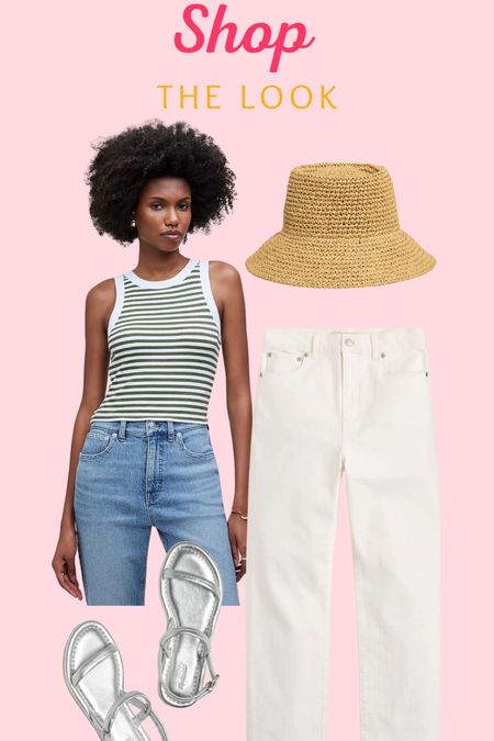 Madewell sale! This tank is one of my favorites. Grab this summer hat and white denim! 20% off 

#LTKover40 #LTKsalealert #LTKxMadewell