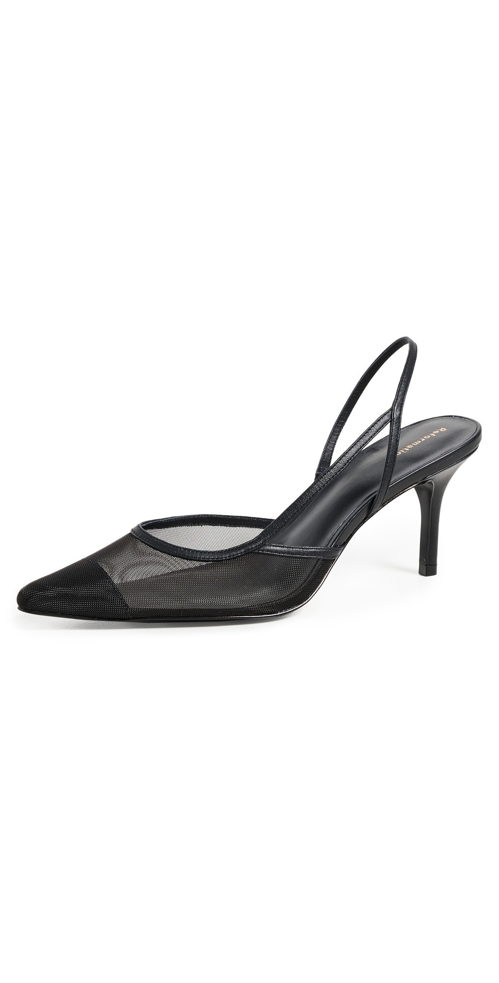 Reformation Whitnee Slingback Heels Black 5.5 | Shopbop