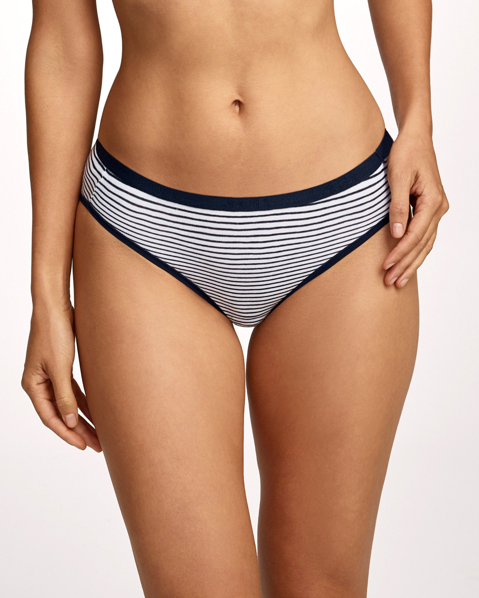 Organic Cotton Stretch Logo Bikini - 3 Pack | Jockey