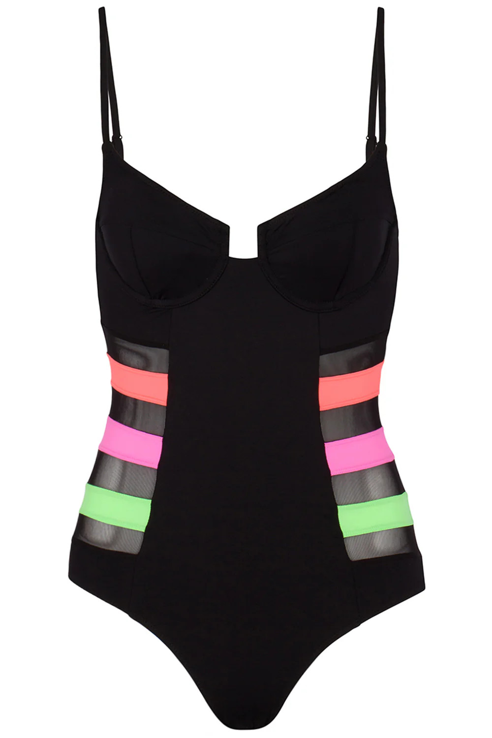 MONTEGO UNDERWIRE MESH SWIMSUIT | VETCHY
