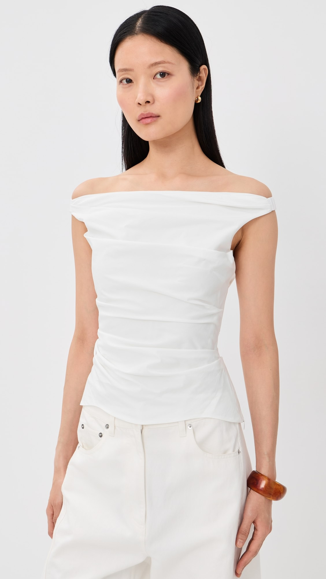 SIMKHAI Maisel Draped Top | Shopbop | Shopbop