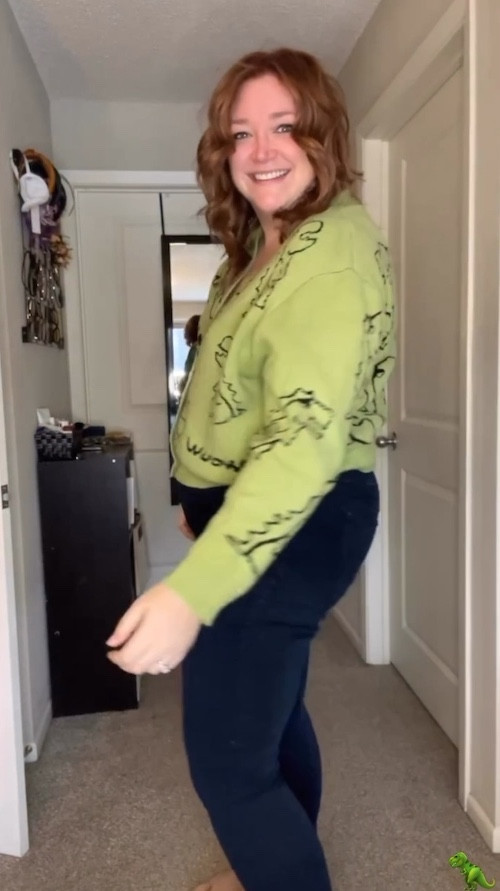 Such a perfect teacher outfit. This Dino sweater is one of my favorites 🦖

#LTKMidsize #LTKPlusSize #LTKBacktoSchool