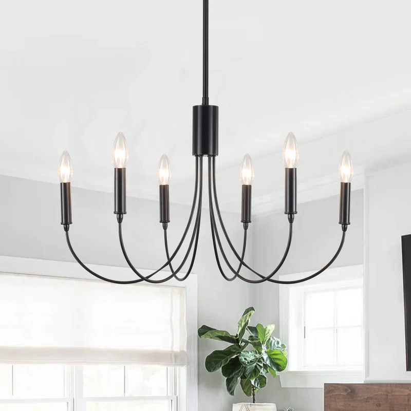 Clerise 6 - Light Candle Style Classic Chandelier | Wayfair North America