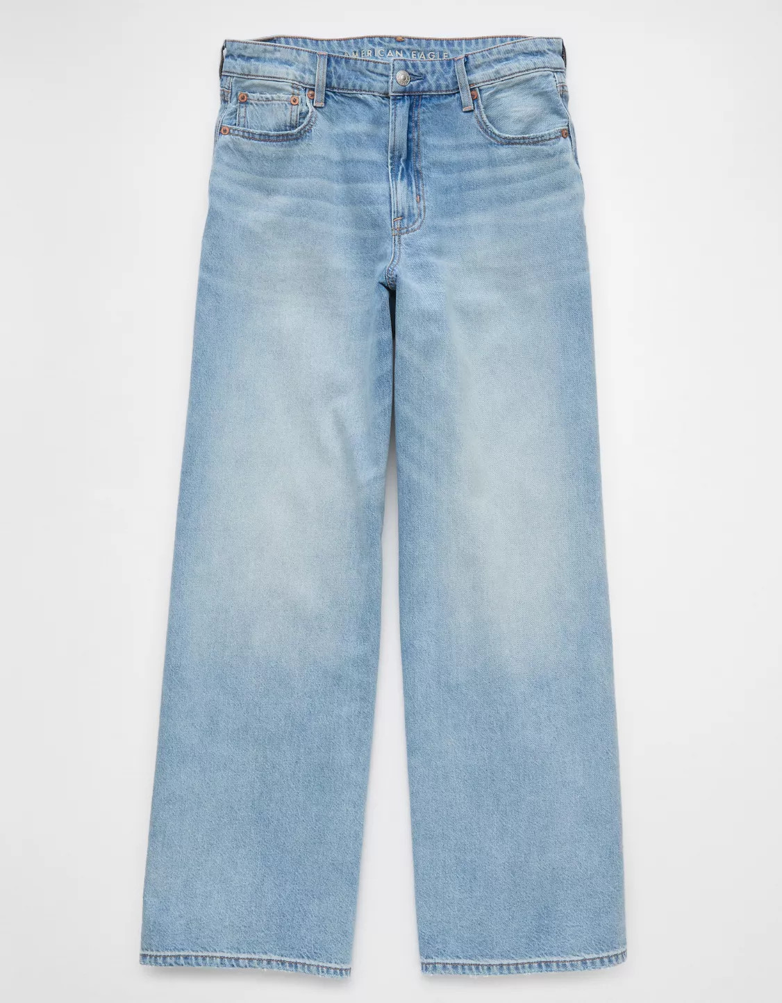 AE Strigid Super High-Waisted Ultra Wide-Leg Jean | American Eagle Outfitters (US & CA)