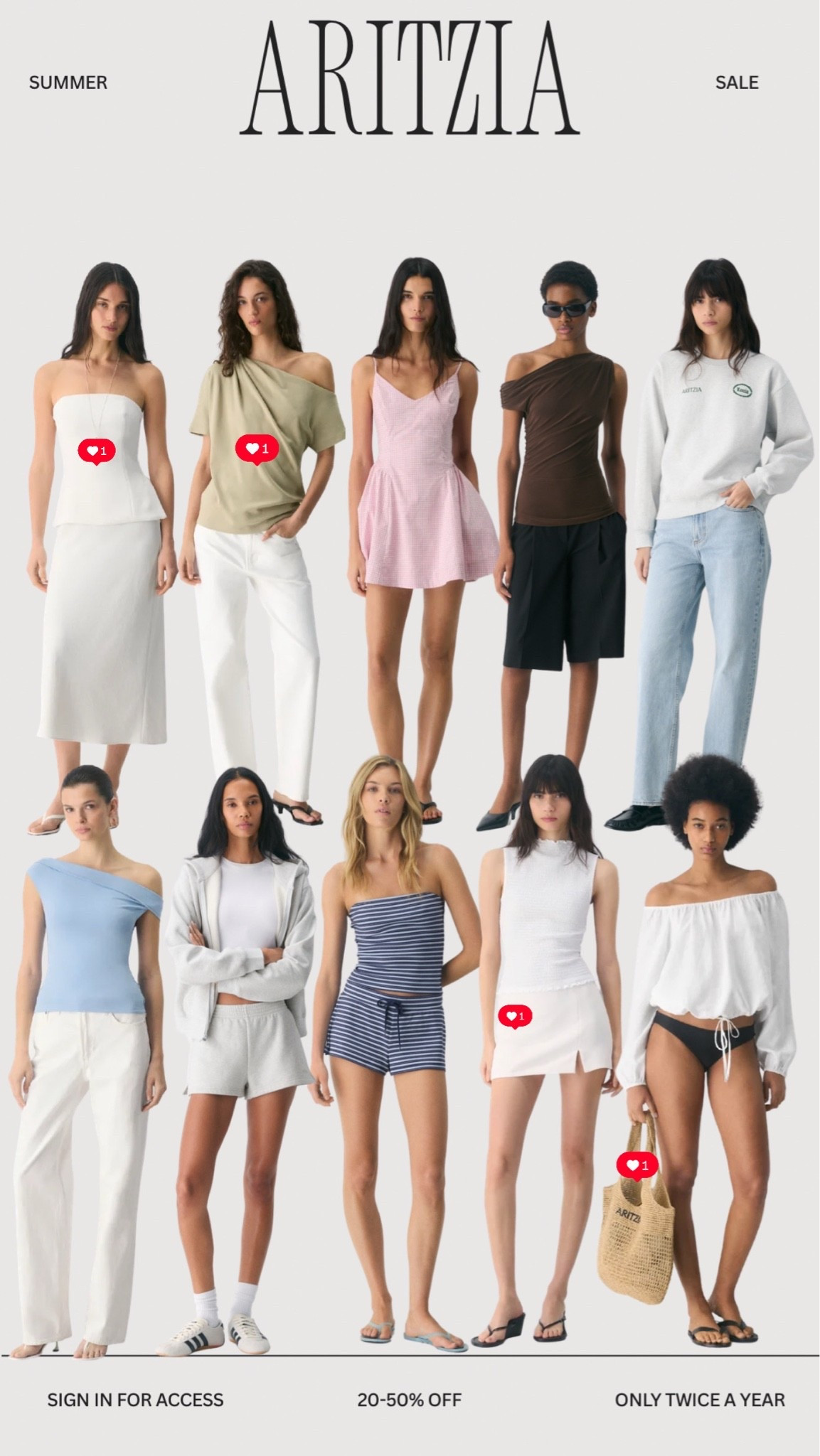 @Aritzia Private Summer Sale is ON! Like heart = in my cart! I usually wear a L in most styles here. 20-50% off!

#LTKootd #LTKSaleAlert #LTKMidsize