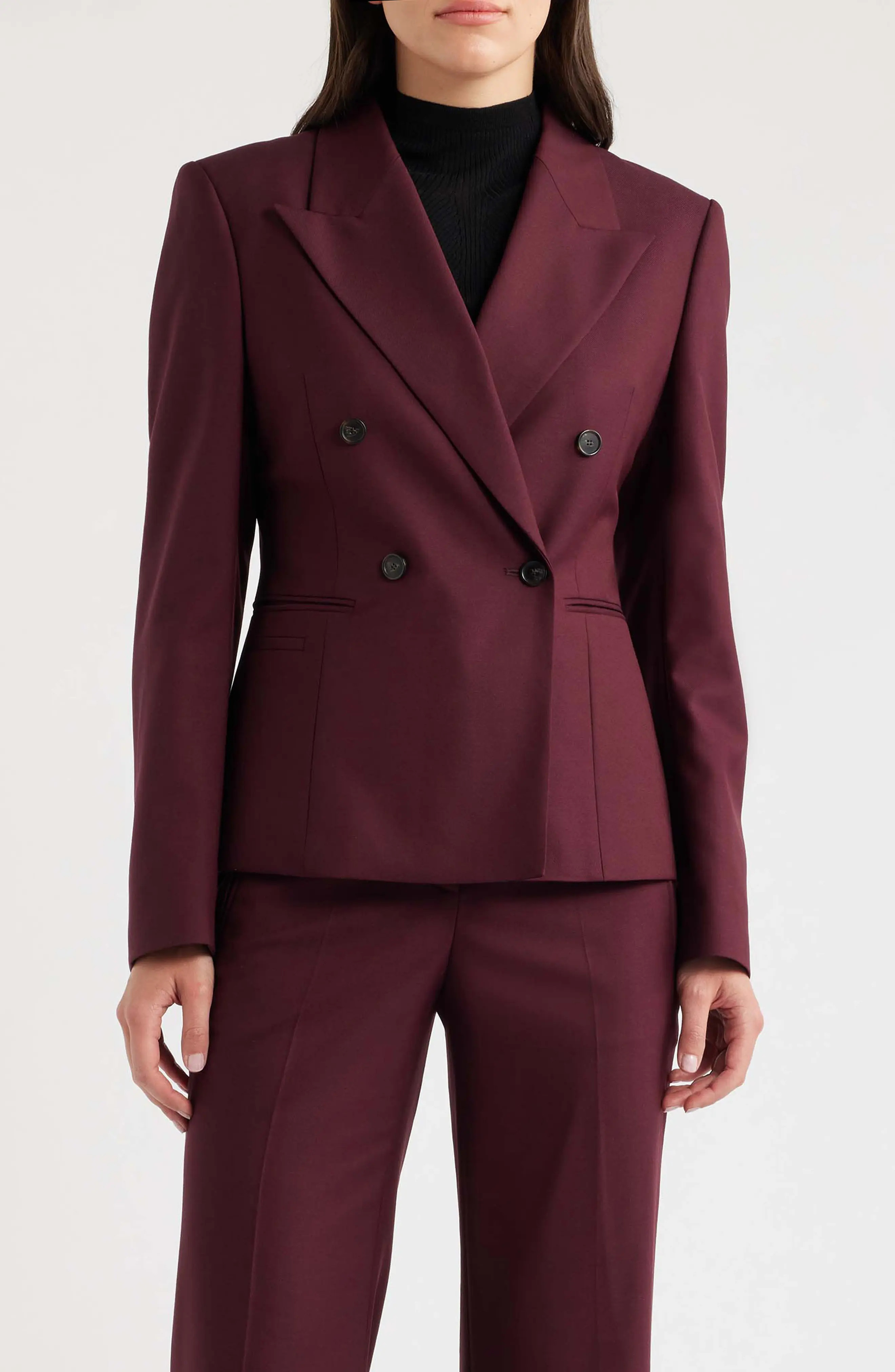 Jiamia Wool Blend Double Breasted Blazer (Women) | Nordstrom | Nordstrom