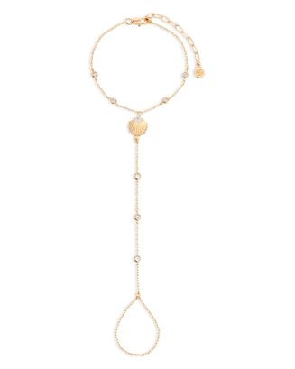 Ettika Santorini Cubic Zirconia Shell Hand Chain    | Bloomingdale's Jewelry & Accessories | Bloomingdale's (US)
