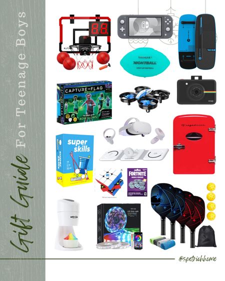 Holiday gift guide for teenage boys 🎁

#amazon #sports #games #pickleball #videogames #fortnite

#LTKGiftGuide #LTKCyberWeek #LTKHoliday