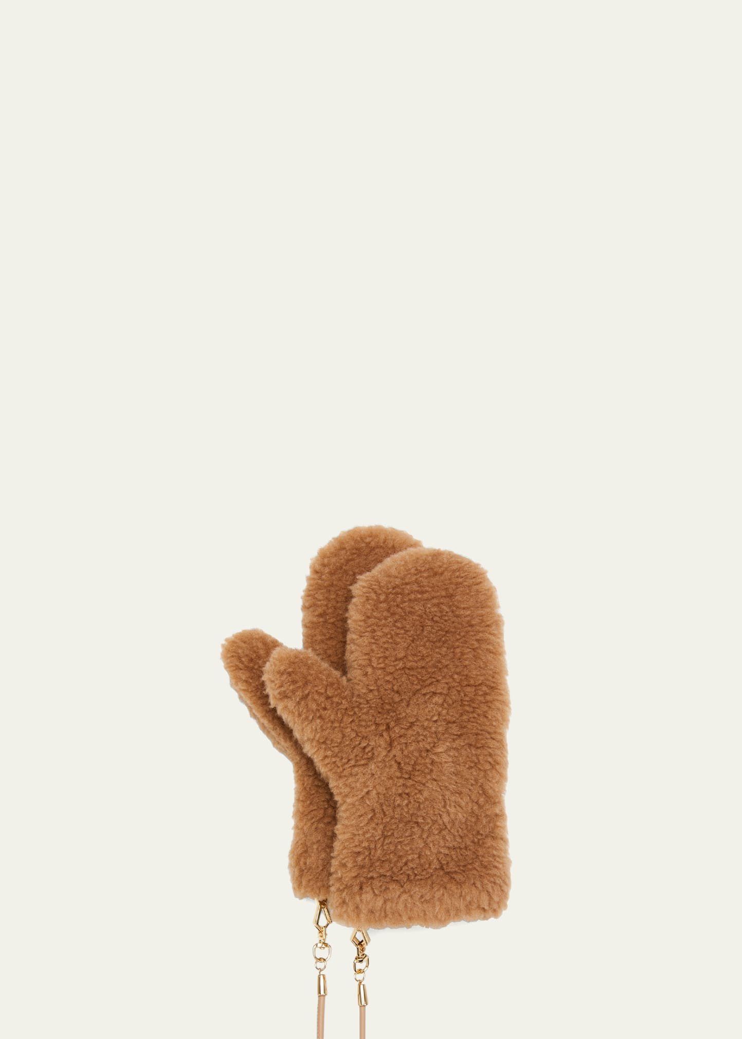 Max Mara Ombrato Teddy Mittens | Bergdorf Goodman