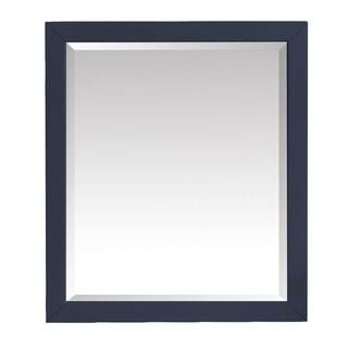Home Decorators Collection Windlowe 28 in. W x 32 in. H Framed Rectangular Beveled Edge Bathroom ... | The Home Depot