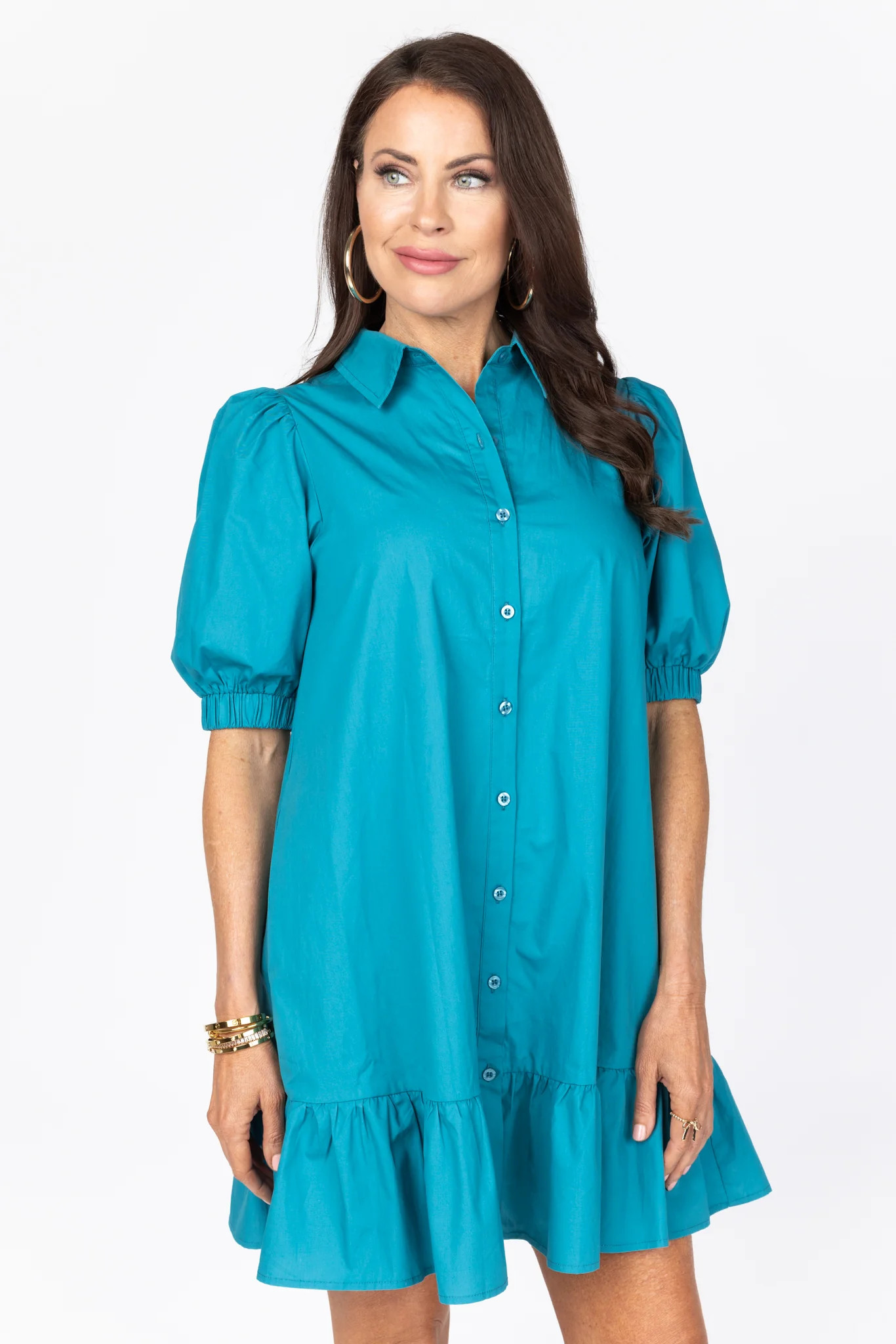 Tasha Dress- Turquoise | Avara
