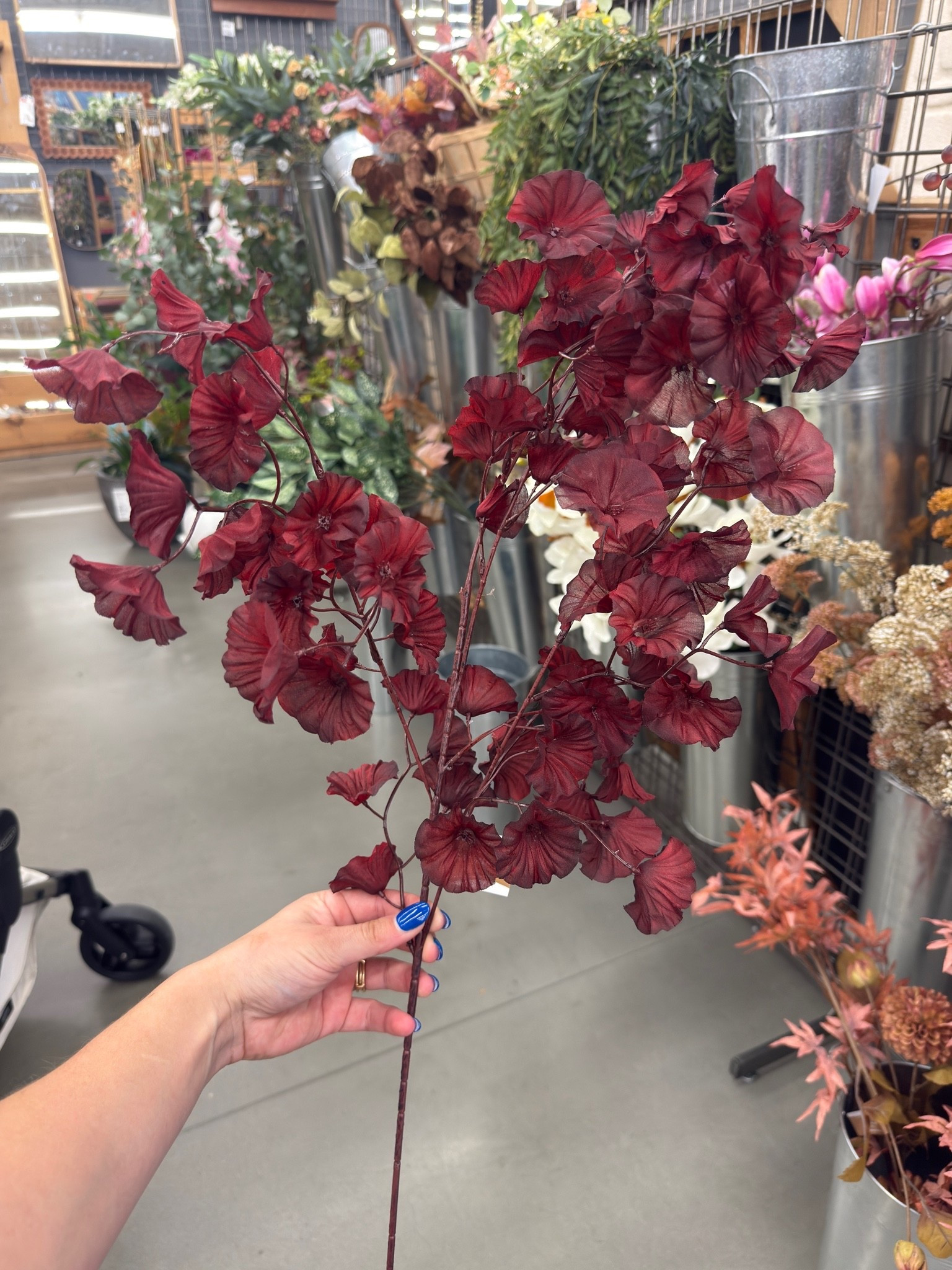 These are GORGEOUS for autumn faux floral vibes! A beautiful burgundy stem. I bought 3 and will style them shortly 😍

From World Market!

#LTKSeasonal #LTKHome