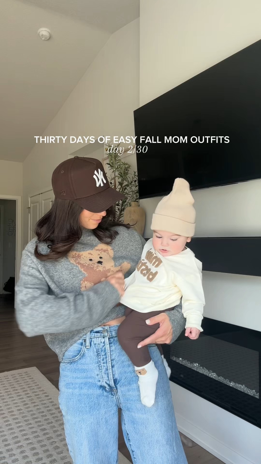 OOTD 🤎 Sweater is sold out but I linked similar! Also, the color of the jeans are different but are the same style ( & my favorite) I have the 28 length! 

#LTKFindsUnder100 #LTKSeasonal #LTKBaby