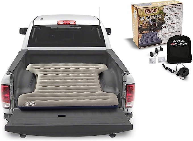 Offroading Gear Inflatable Truck Bed Air Mattress | 5.5ft to 5.8ft Truck Box | Converts to Full D... | Amazon (US)
