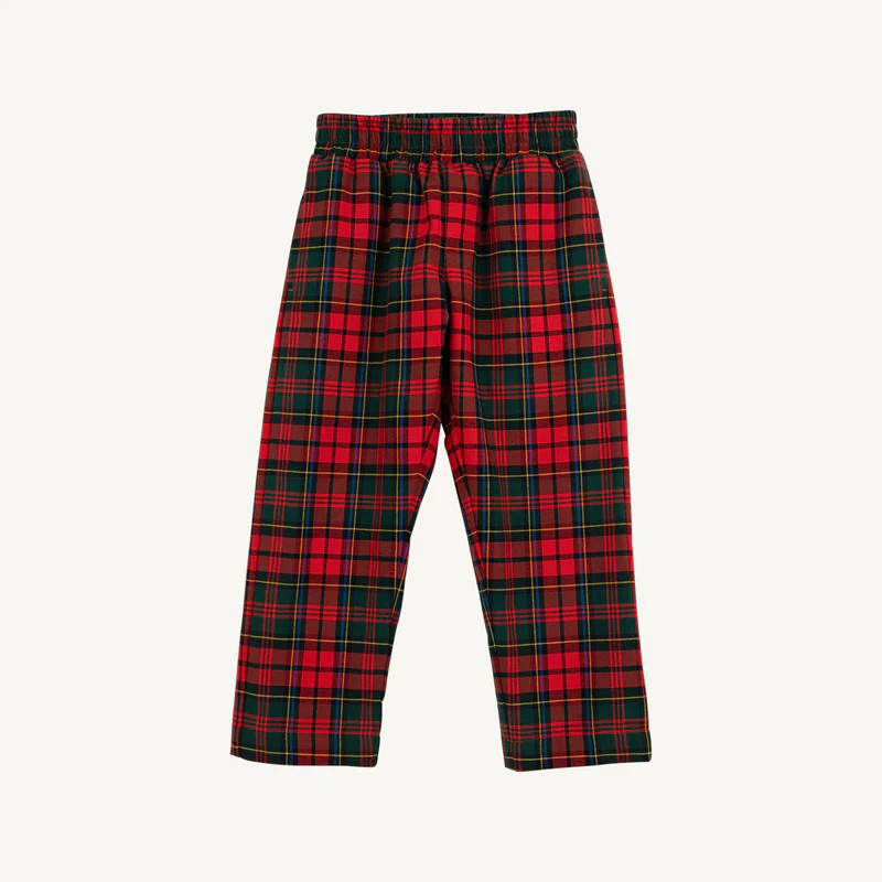 Sheffield Pants (Twill) - Paces Mill Plaid with Nantucket Navy Stork | The Beaufort Bonnet Company