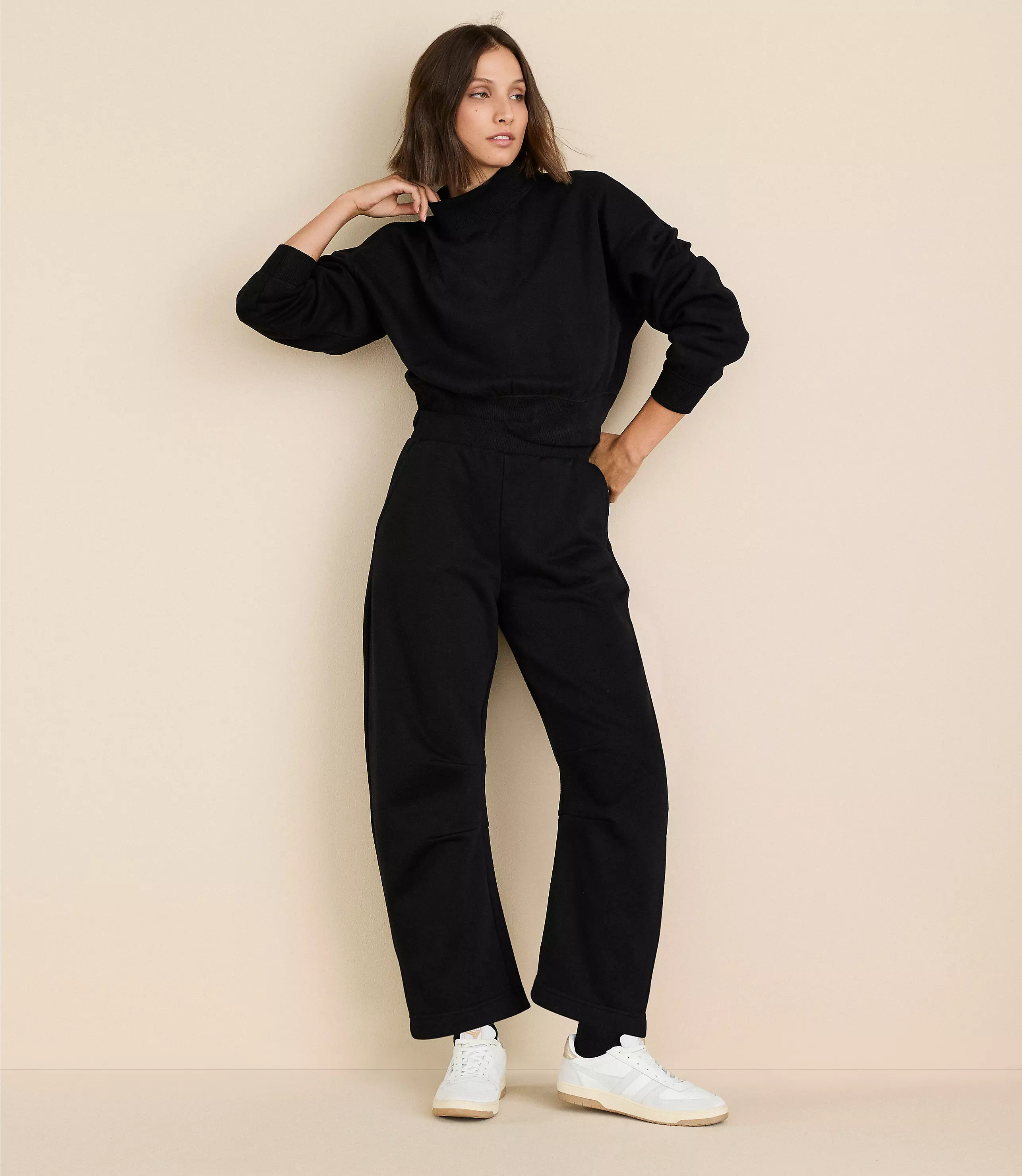 Lou & Grey Elite Fleece Barrel Pants | LOFT