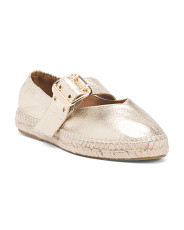 Made In Spain Leather Espadrille Mary Janes | Women's Shoes | Marshalls | Marshalls