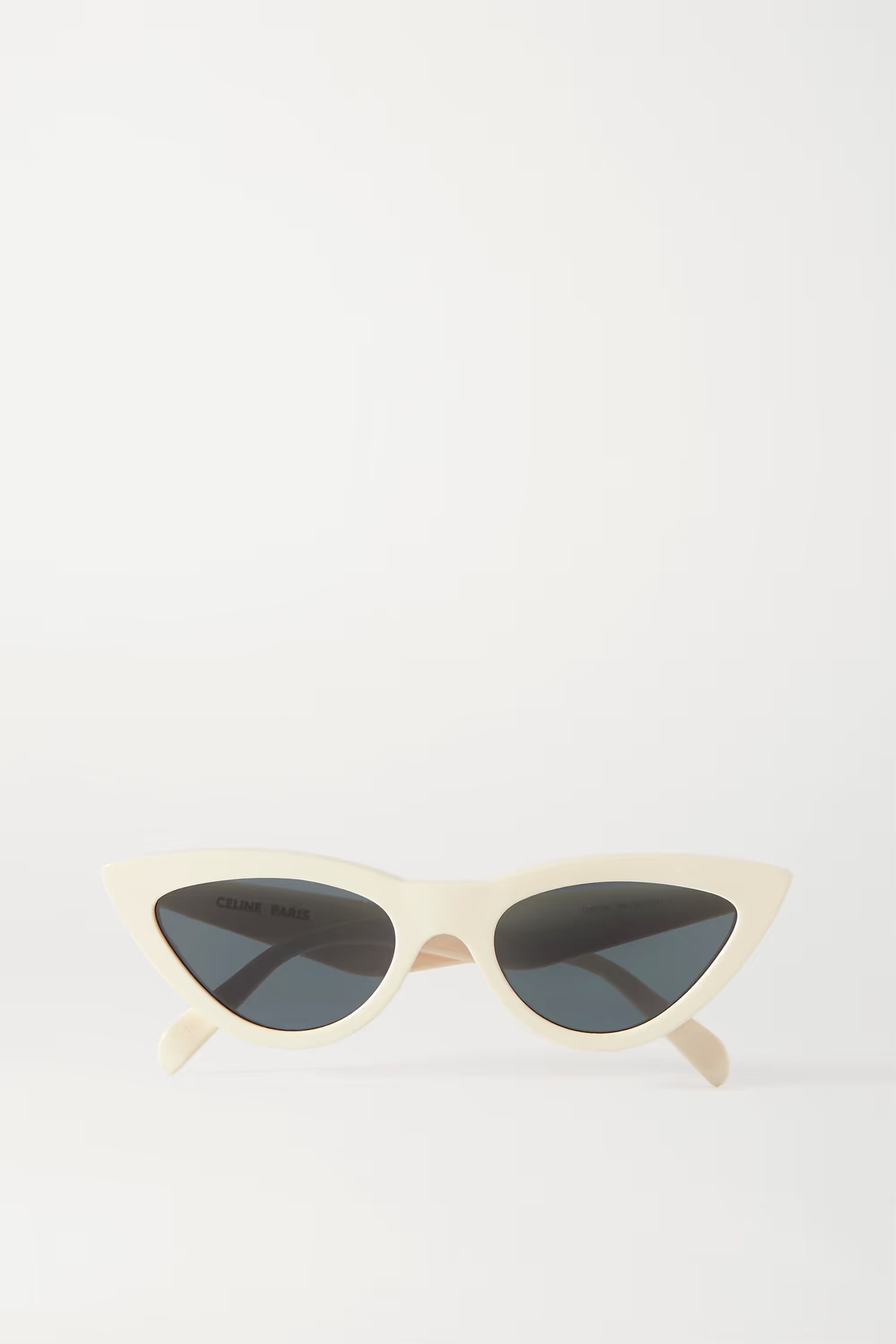 Ivory Cat-eye acetate sunglasses | CELINE EYEWEAR | NET-A-PORTER | NET-A-PORTER (UK & EU)