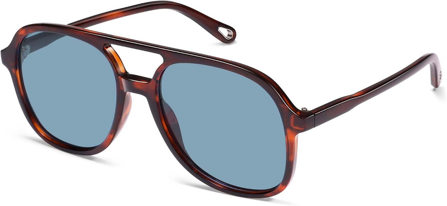 SOJOS Retro Polarized Aviator Sunglasses Womens Mens SJ2174 | Amazon (US)