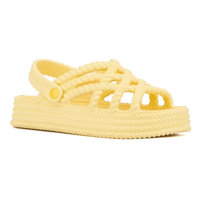 Olivia Miller Women's Jazzy Platform Sandal - YELLOW, 7 | Target
